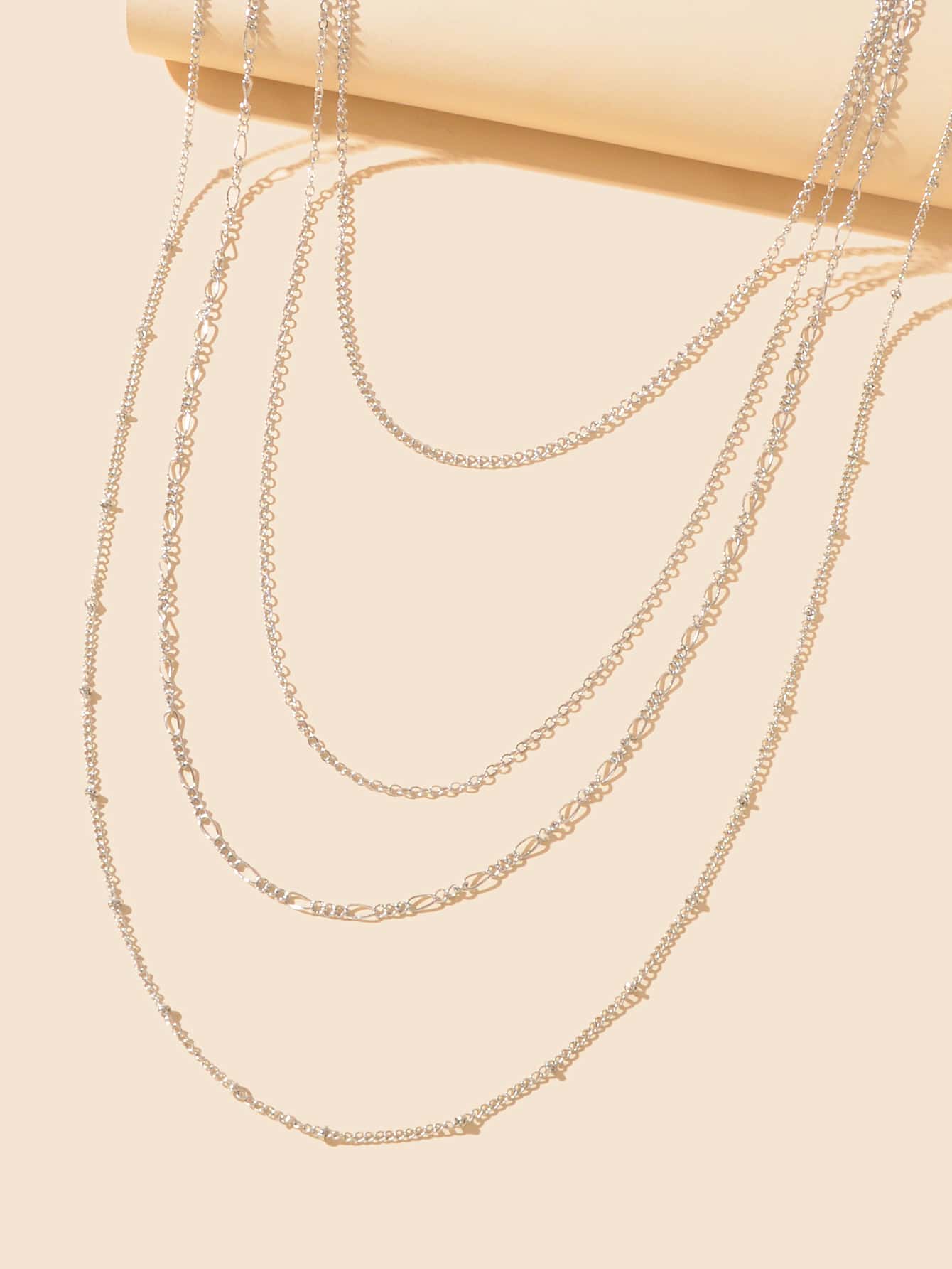 Multi-Layer Chain Long Necklace – Fashion Jewellery for Women