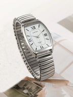 Vintage Barrel Shape Quartz Watch – Elegant Watch for Women