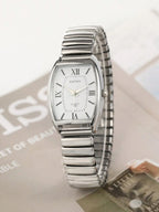 Vintage Barrel Shape Quartz Watch – Elegant Watch for Women