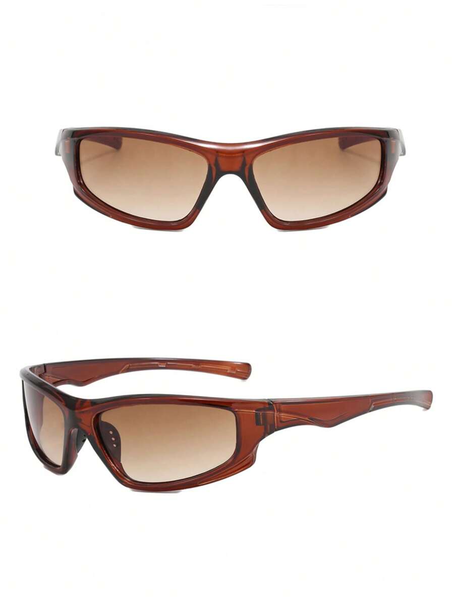 Oversized Wrap Wayfarer Y2K Glasses – Festival Eyewear for Women