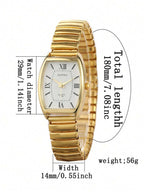 Vintage Barrel Shape Quartz Watch – Elegant Watch for Women