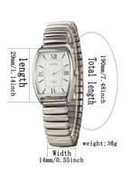 Vintage Barrel Shape Quartz Watch – Elegant Watch for Women