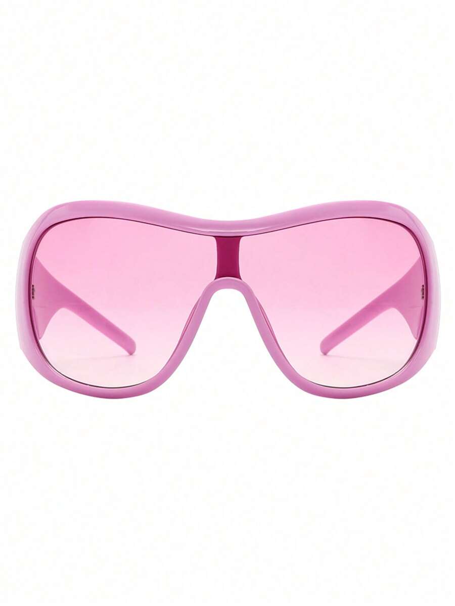 Wraparound Shield Fashion Glasses – Y2K Beach Eyewear for Women