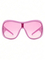 Wraparound Shield Fashion Glasses – Y2K Beach Eyewear for Women