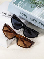 Oversized Wrap Wayfarer Y2K Glasses – Festival Eyewear for Women