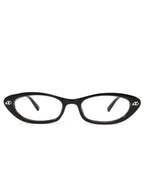 Oval Cat Eye Transparent Glasses Frame – Retro Eyewear for Women