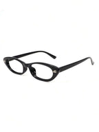 Oval Cat Eye Transparent Glasses Frame – Retro Eyewear for Women