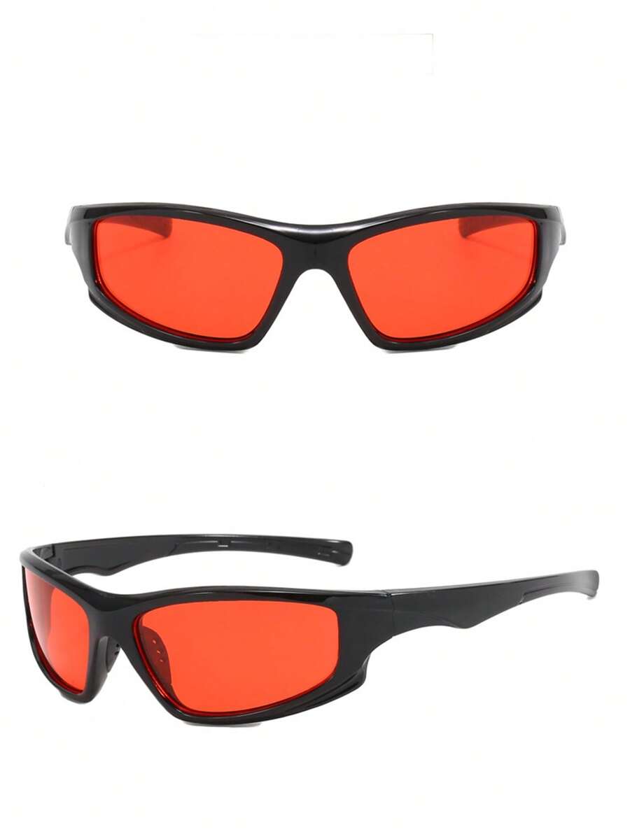 Oversized Wrap Wayfarer Y2K Glasses – Festival Eyewear for Women