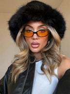 Retro Small Frame Oval Glasses – Boho Summer Festival Eyewear