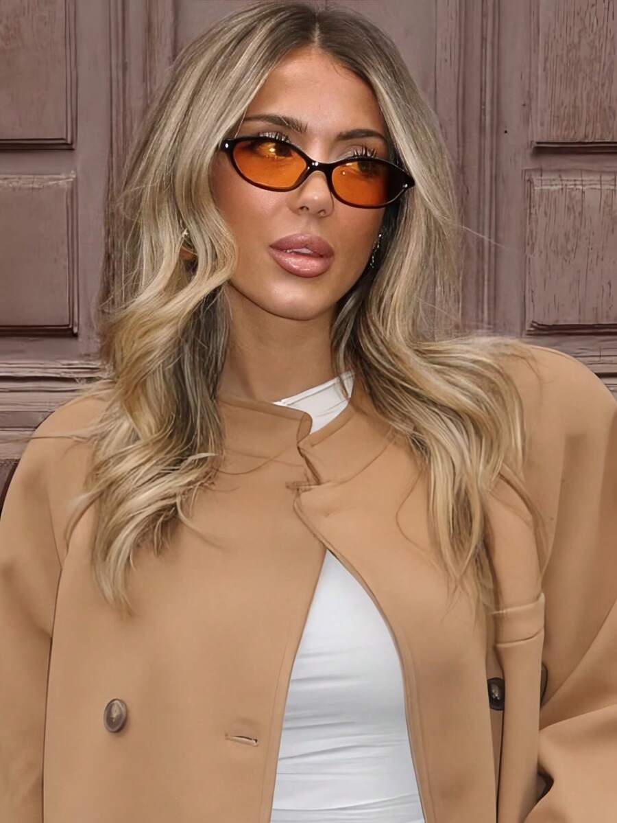 Retro Small Frame Oval Glasses – Boho Summer Festival Eyewear