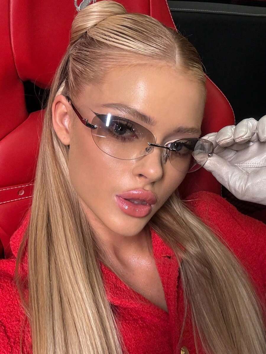 Y2K Futuristic Silver Sport Fashion Glasses – Street Style Eyewear