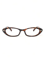 Oval Cat Eye Transparent Glasses Frame – Retro Eyewear for Women