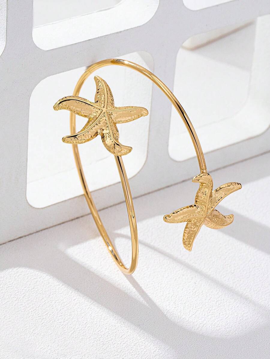 Starfish Arm Cuff Bracelet – Beach Resort Jewellery for Women