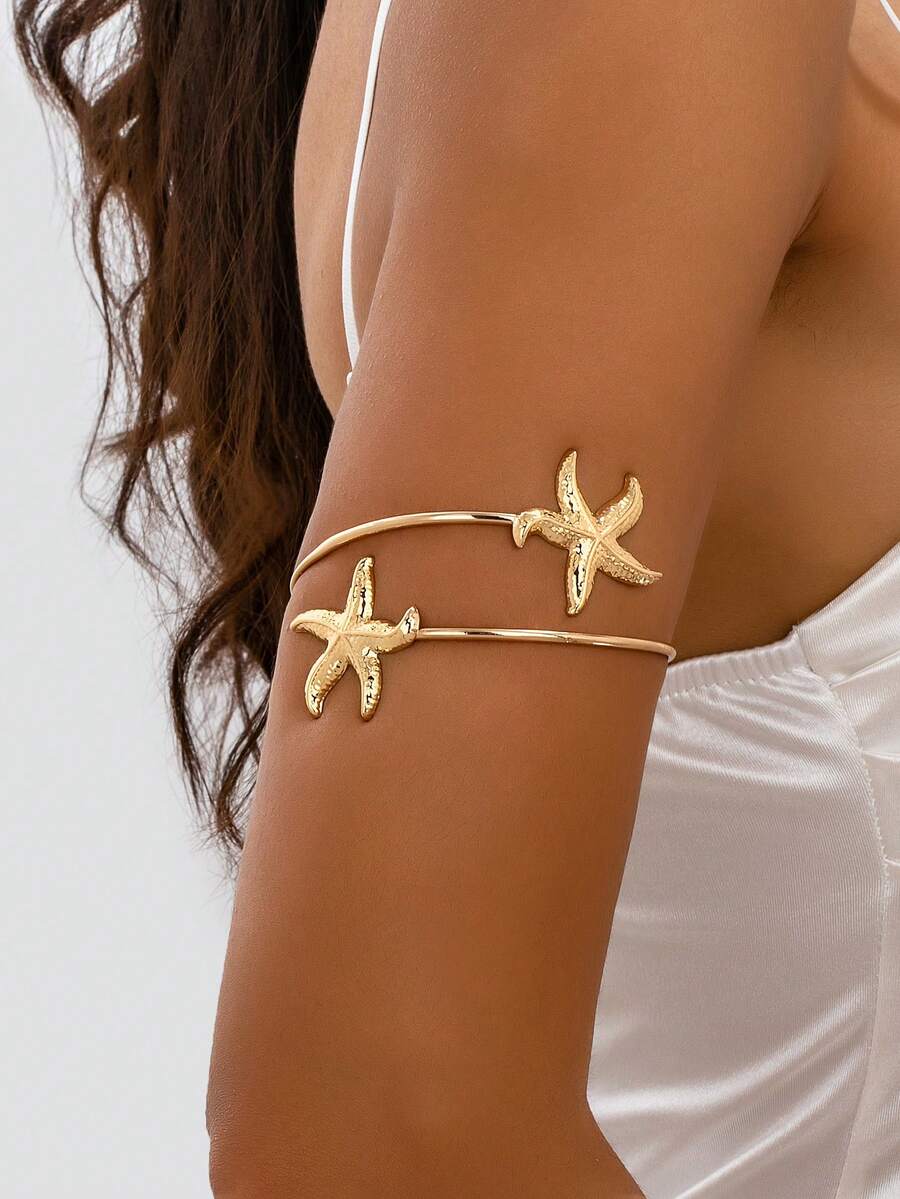 Starfish Arm Cuff Bracelet – Beach Resort Jewellery for Women