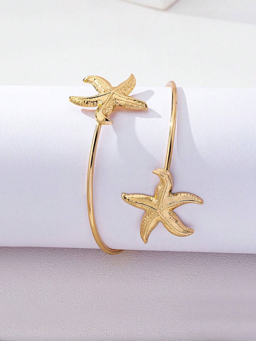 Starfish Arm Cuff Bracelet – Beach Resort Jewellery for Women