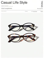 Oval Frame Light Fashion Glasses – Y2K Eyewear for Women