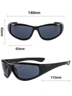 Oversized Wrap Wayfarer Y2K Glasses – Festival Eyewear for Women