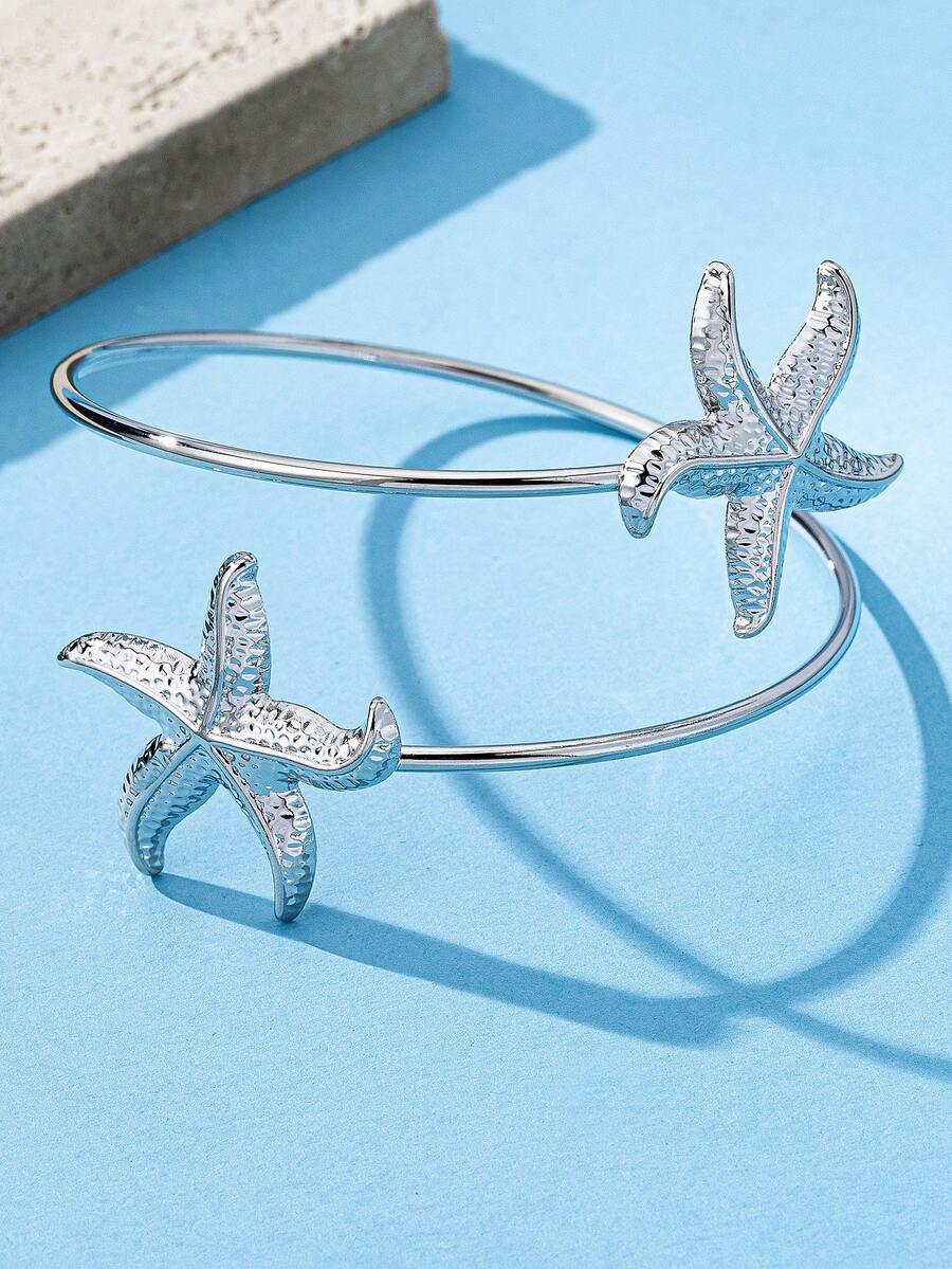 Starfish Arm Cuff Bracelet – Beach Resort Jewellery for Women