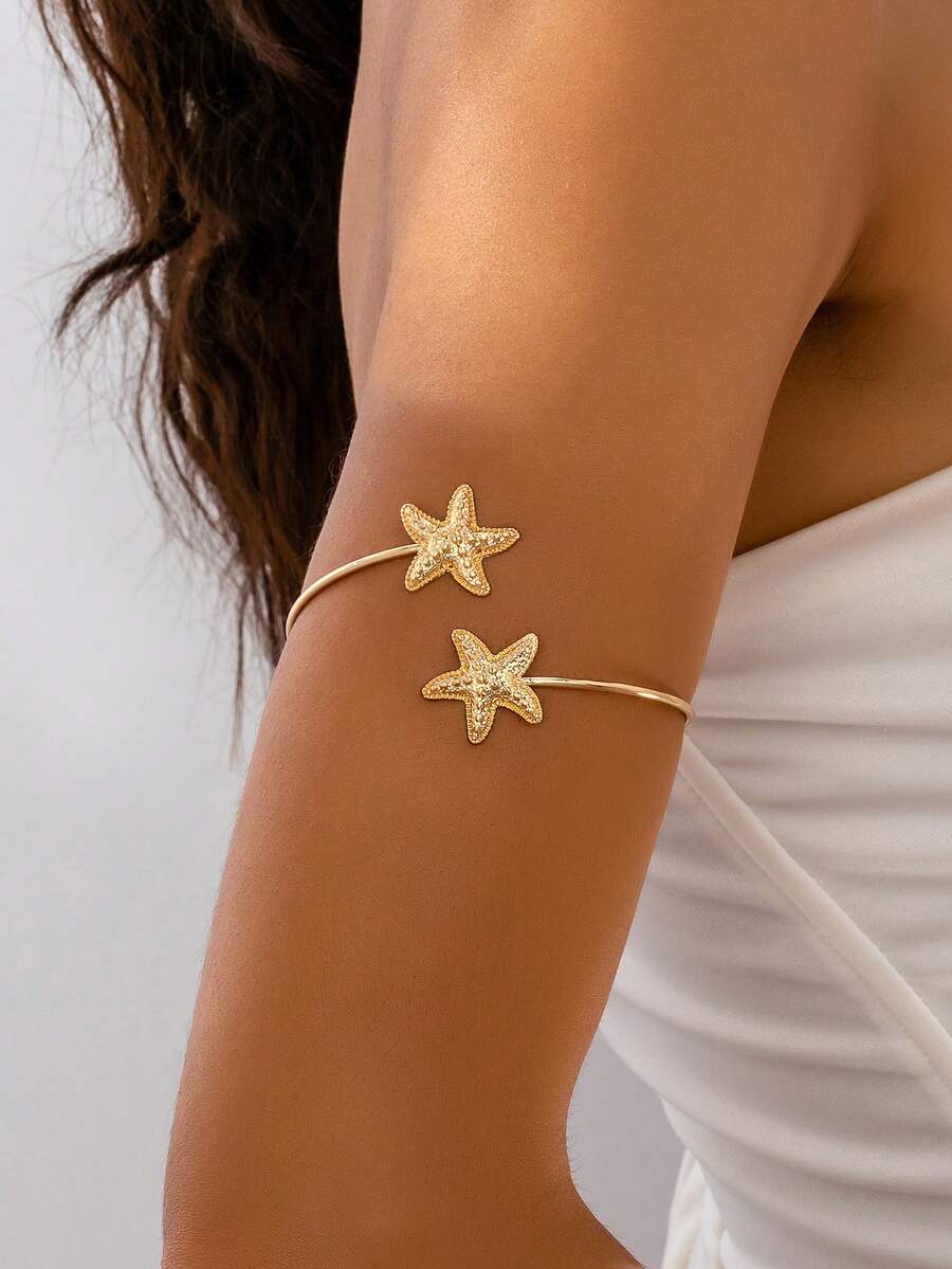 Starfish Arm Cuff Bracelet – Beach Resort Jewellery for Women