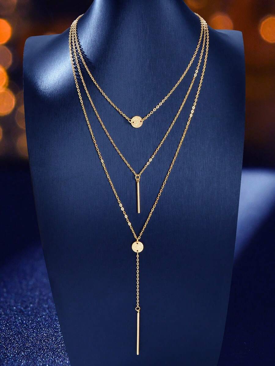 Multi-Layer Chain Long Necklace – Fashion Jewellery for Women