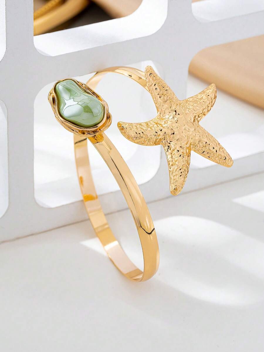 Starfish Arm Cuff Bracelet – Beach Resort Jewellery for Women