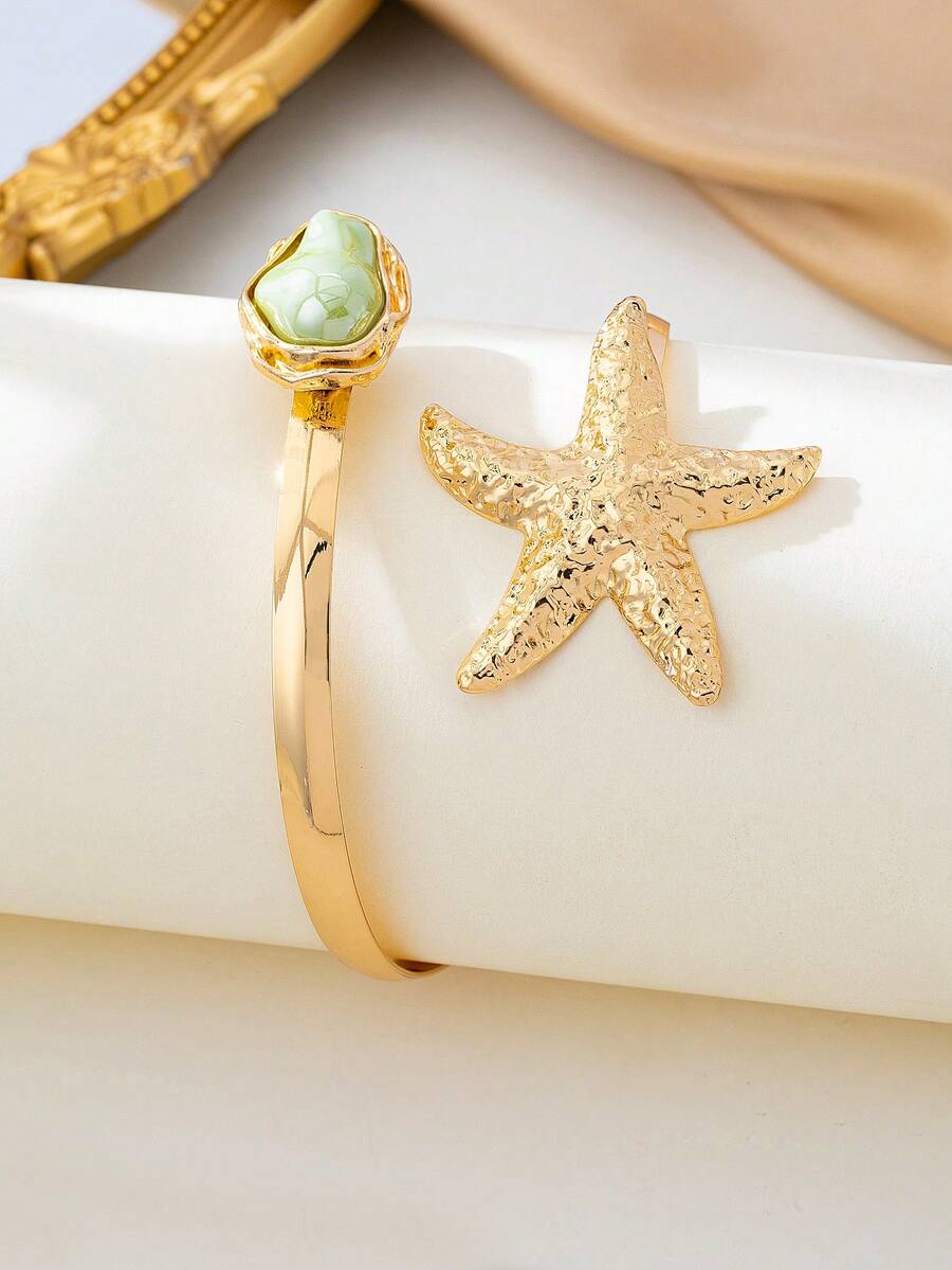 Starfish Arm Cuff Bracelet – Beach Resort Jewellery for Women