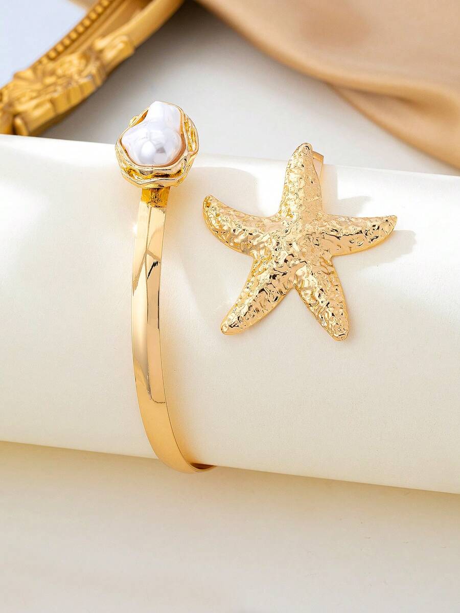 Starfish Arm Cuff Bracelet – Beach Resort Jewellery for Women
