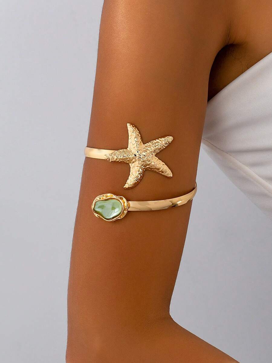 Starfish Arm Cuff Bracelet – Beach Resort Jewellery for Women