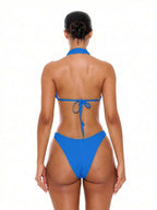 High Leg High Waist Print Bikini Bottoms – Summer Beach Vacation Swimwear