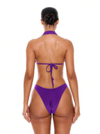 High Leg High Waist Print Bikini Bottoms – Summer Beach Vacation Swimwear