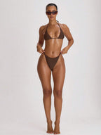 Strappy Thong Bikini Bottoms – Summer Beach Vacation Swimwear