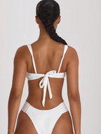 Ruched Side Cheeky Bikini Bottoms – Summer Beach Vacation Swimwear