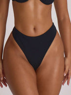 High Coverage Cheeky Bikini Bottoms – Summer Beach Vacation Swimwear
