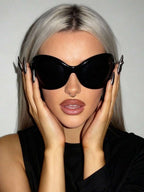 Wraparound Shield Fashion Glasses – Y2K Beach Eyewear for Women