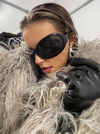 Wraparound Shield Fashion Glasses – Y2K Beach Eyewear for Women