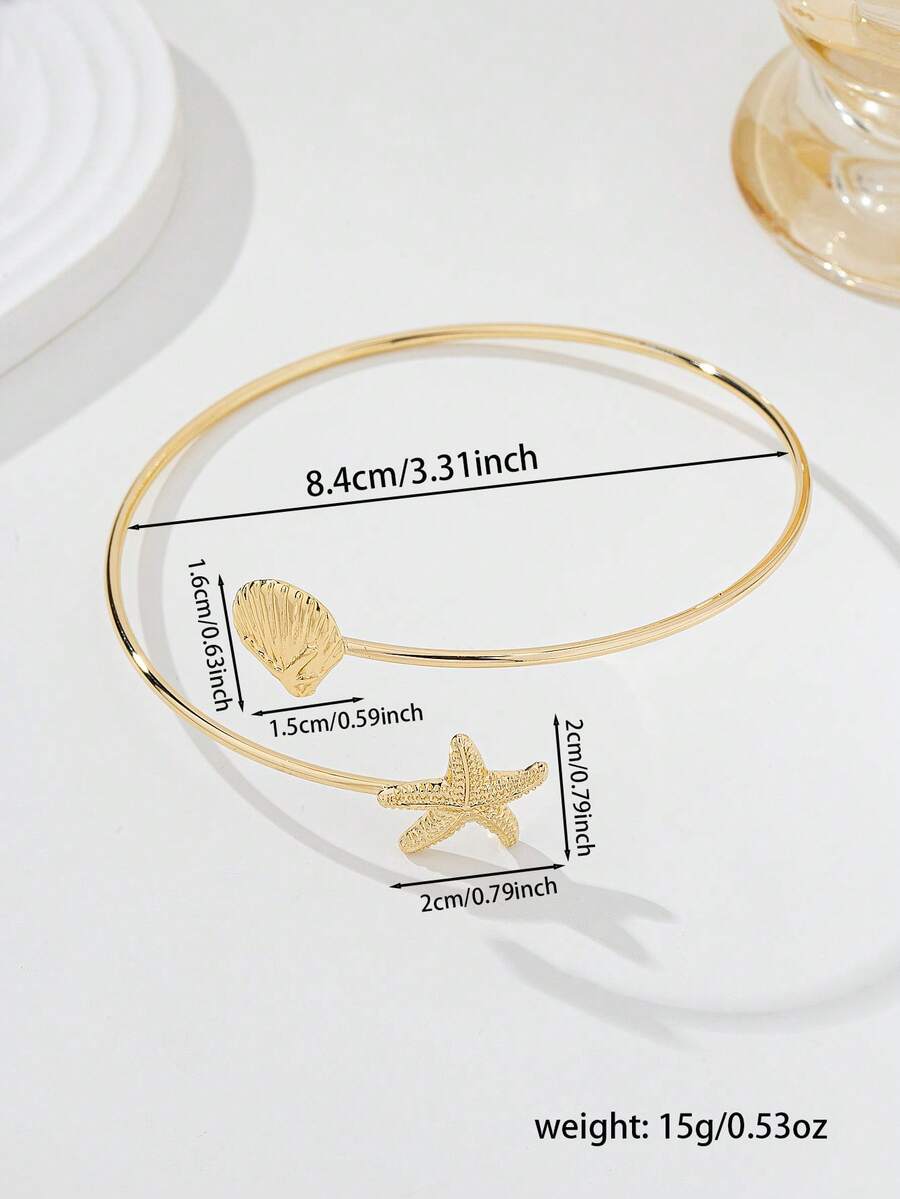 Starfish Arm Cuff Bracelet – Beach Resort Jewellery for Women