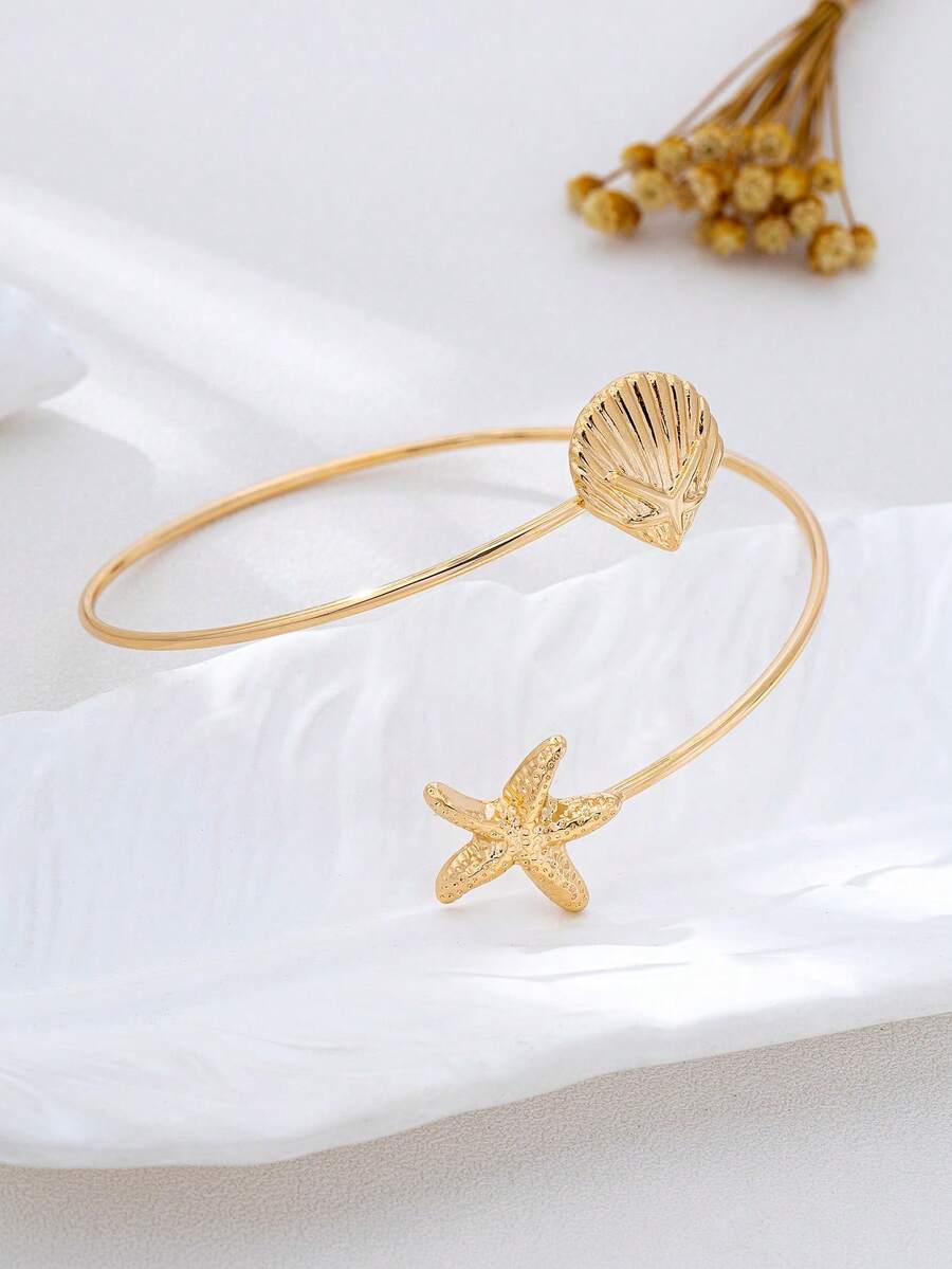 Starfish Arm Cuff Bracelet – Beach Resort Jewellery for Women