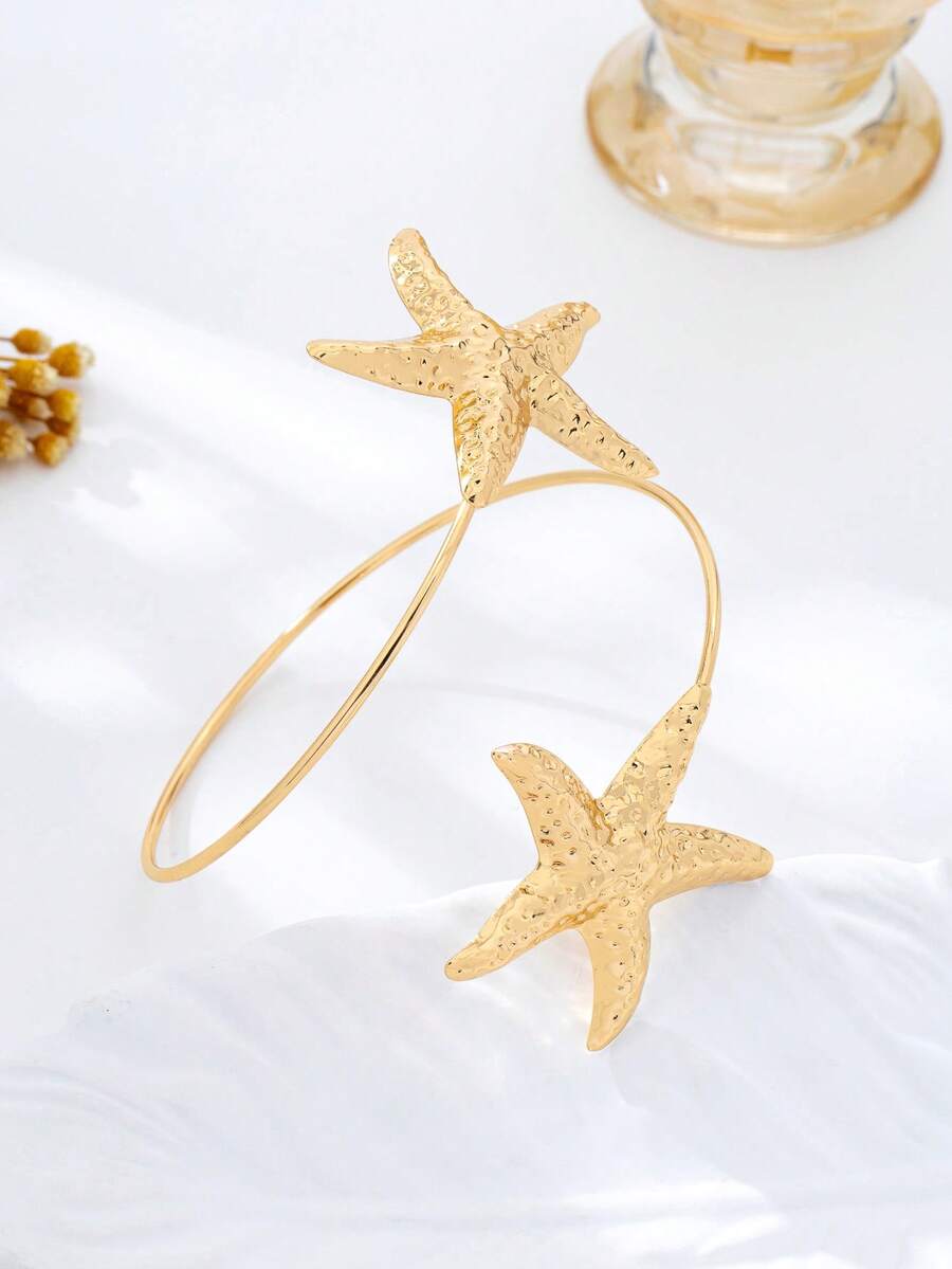 Starfish Arm Cuff Bracelet – Beach Resort Jewellery for Women