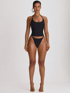 Strappy Thong Bikini Bottoms – Summer Beach Vacation Swimwear