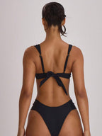 Ruched Side Cheeky Bikini Bottoms – Summer Beach Vacation Swimwear