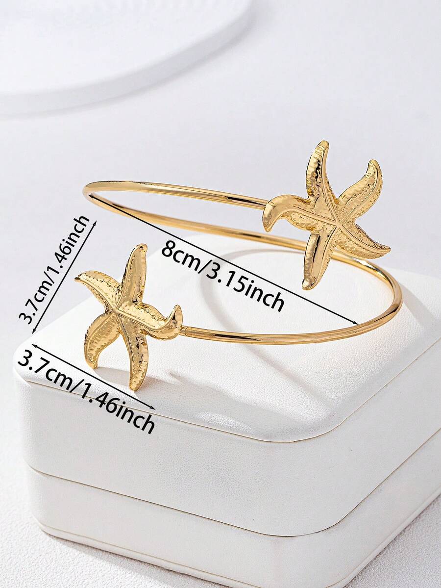 Starfish Arm Cuff Bracelet – Beach Resort Jewellery for Women
