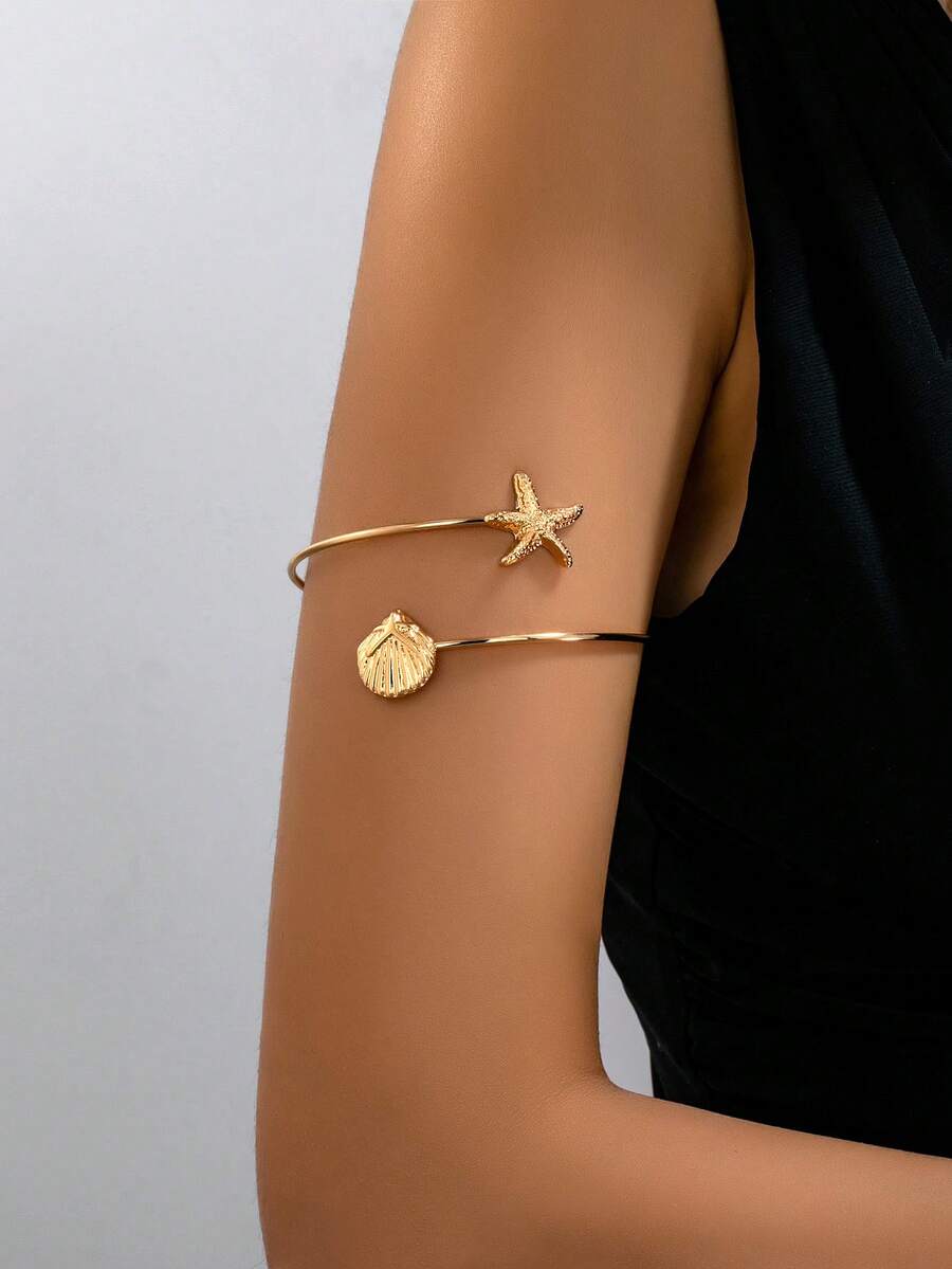Starfish Arm Cuff Bracelet – Beach Resort Jewellery for Women