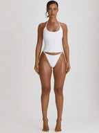 Strappy Thong Bikini Bottoms – Summer Beach Vacation Swimwear