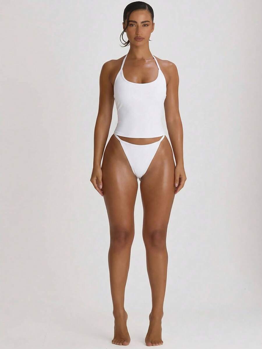 Strappy Thong Bikini Bottoms – Summer Beach Vacation Swimwear