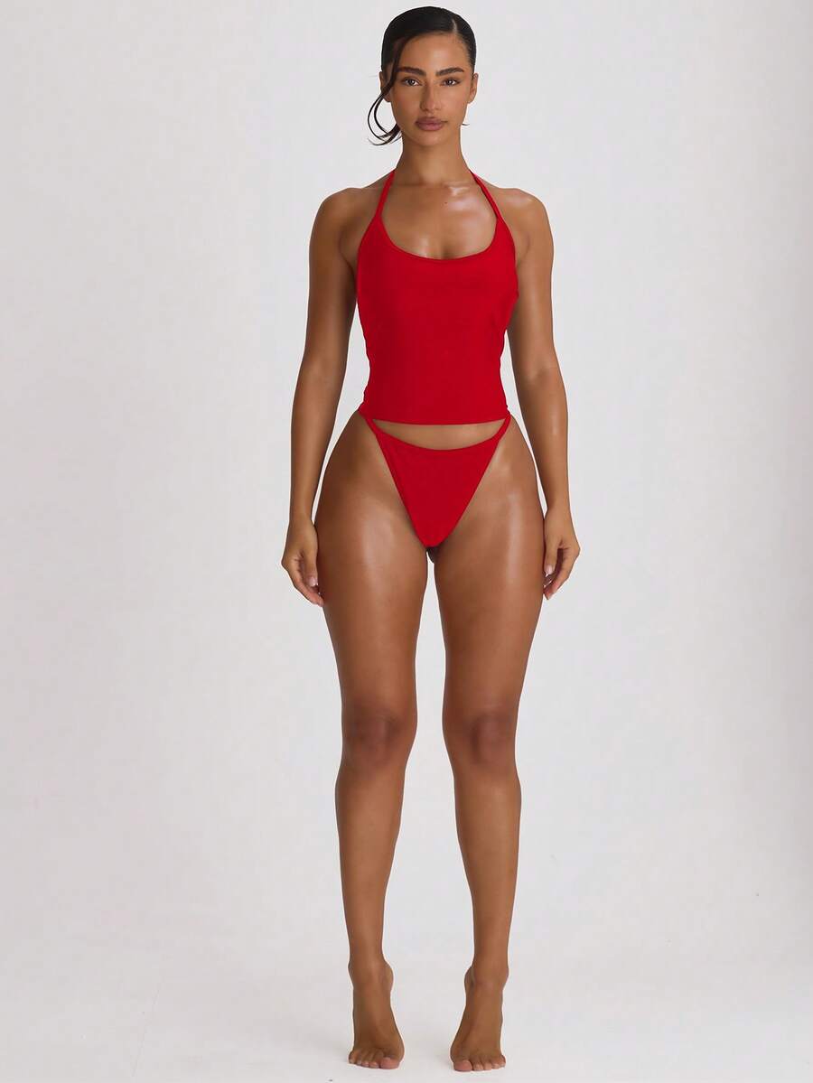 Strappy Thong Bikini Bottoms – Summer Beach Vacation Swimwear
