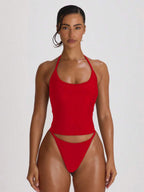 Strappy Thong Bikini Bottoms – Summer Beach Vacation Swimwear
