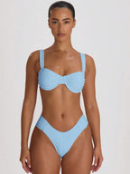 Ruched Side Cheeky Bikini Bottoms – Summer Beach Vacation Swimwear