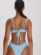 Ruched Side Cheeky Bikini Bottoms – Summer Beach Vacation Swimwear