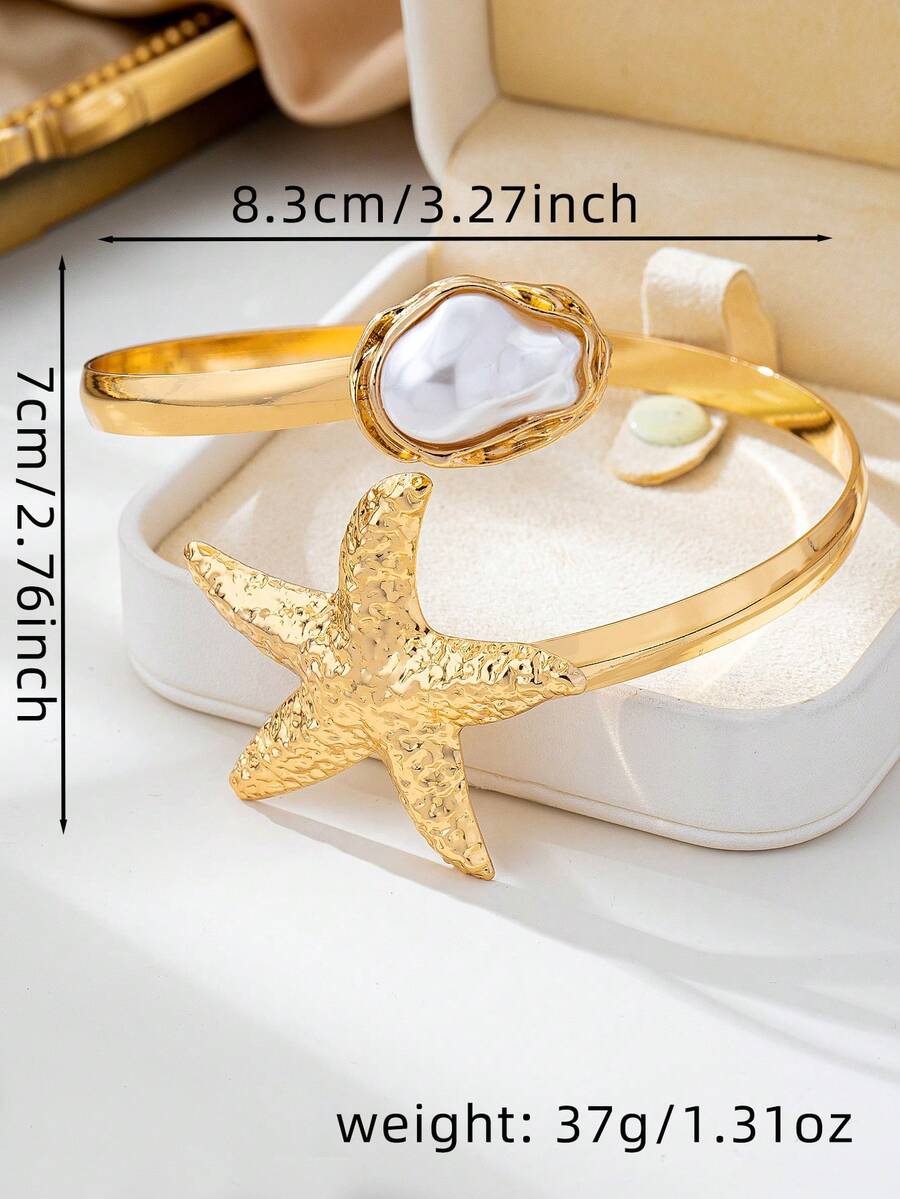 Starfish Arm Cuff Bracelet – Beach Resort Jewellery for Women