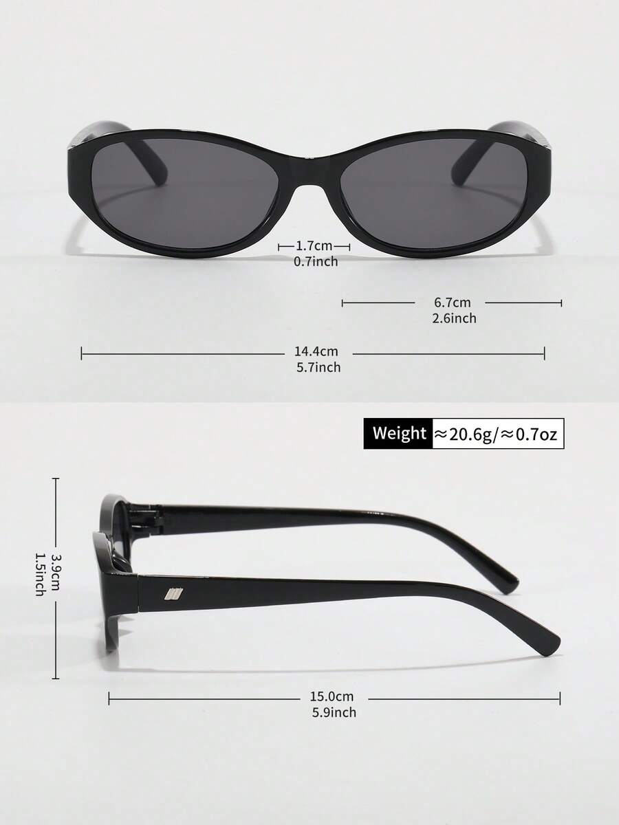 Unisex Oval Fashion Glasses – Street Style Eyewear in Multiple Colours